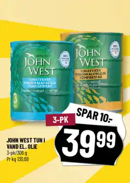 Løvbjerg John west tuni vand el. olie tilbud