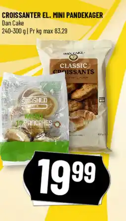 Løvbjerg Croissanter el. mini pandekager dan cake tilbud