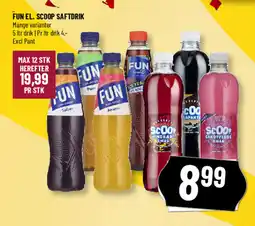 Løvbjerg Fun el. scoop saftdrik mange varianter tilbud