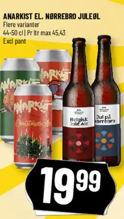 Løvbjerg Anarkist el. nørrebro juleøl tilbud