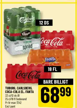 Løvbjerg Tuborg, carlsberg, coca-cola el. fanta tilbud