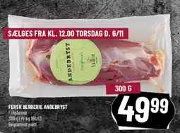 Løvbjerg Fersk berberie andebryst fritgående tilbud