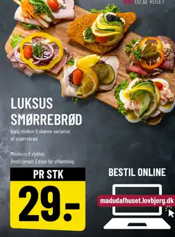 Løvbjerg Luksus smørrebrød tilbud