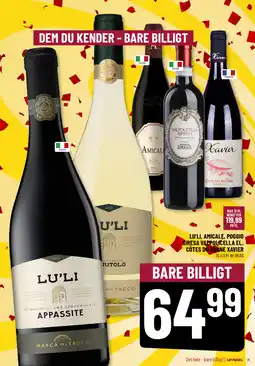 Løvbjerg Lu'li, amicalę, poggio siresa valpolicella el. côtes du rhone xavier tilbud