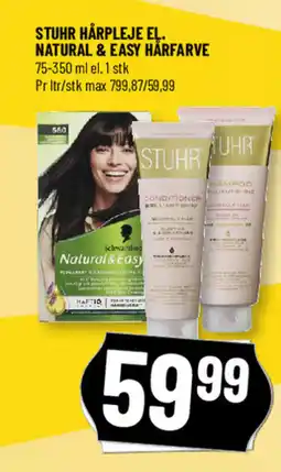 Løvbjerg Stuhr hårpleje el. natural & easy hårfarve tilbud