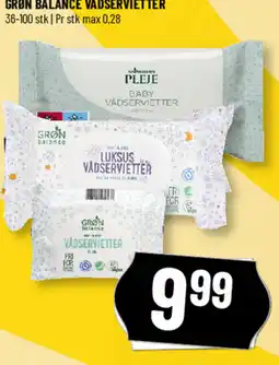 Løvbjerg Grøn balance vådservietter tilbud