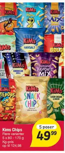 Fakta Tyskland Kims Chips tilbud