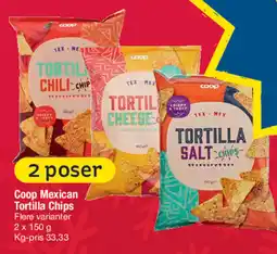 Fakta Tyskland Coop Mexican Tortilla Chips tilbud