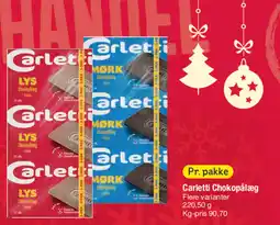Fakta Tyskland Carletti Chokopålæg tilbud