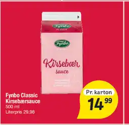 Fakta Tyskland Fynbo Classic Kirsebærsauce tilbud
