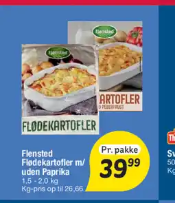 Fakta Tyskland Flensted Flødekartofler m/ uden Paprika tilbud