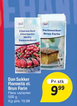 Fakta Tyskland Dan Sukker Flormelis el. Brun Farin tilbud