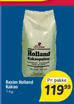 Fakta Tyskland Rexim Holland Kakao tilbud