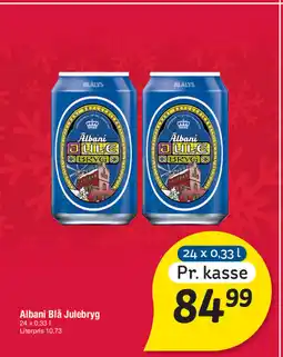 Fakta Tyskland Albani Blå Julebryg tilbud