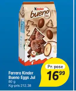 Fakta Tyskland Ferrero Kinder Bueno Eggs Jul tilbud