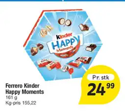 Fakta Tyskland Ferrero Kinder Happy Moments tilbud