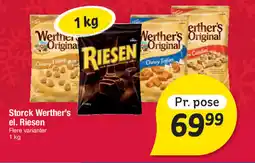 Fakta Tyskland Storck Werther's el. Riesen Flere varianter tilbud