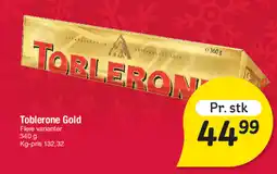 Fakta Tyskland Toblerone Gold tilbud
