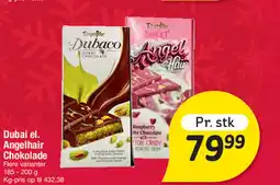 Fakta Tyskland Dubai el. Angelhair Chokolade tilbud