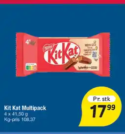 Fakta Tyskland Kit Kat Multipack tilbud