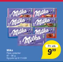 Fakta Tyskland Milka tilbud