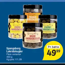 Fakta Tyskland Spangsberg Lakridskugler tilbud