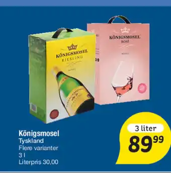 Fakta Tyskland Königsmosel tilbud