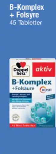 Fakta Tyskland B-Komplex + Folsyre 45 Tabletter tilbud