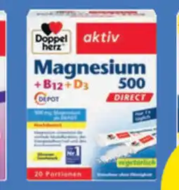 Fakta Tyskland Magnesium 500 + B12 + D3 Depot 20 Sticks tilbud