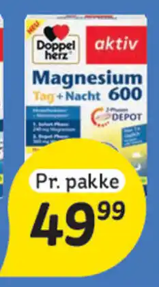 Fakta Tyskland Magnesium 600 Dag + Nat 30 Tabletter tilbud
