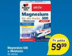 Fakta Tyskland Magnesium 500 + Melatonin 20 sticks tilbud