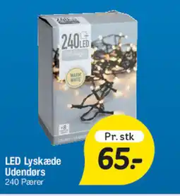 Fakta Tyskland LED Lyskæde Udendørs 240 Pærer tilbud