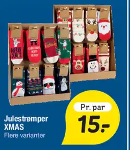 Fakta Tyskland Julestrømper XMAS Flere varianter tilbud