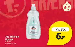 Fakta Tyskland 365 Minirisk Opvask tilbud