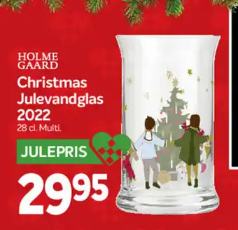 Din Isenkræmmer Holme gaardChristmas Julevandglas 2022 tilbud