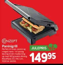 Din Isenkræmmer CONZEPT Paninigrill tilbud