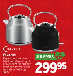Din Isenkræmmer CONZEPT Elkedel tilbud
