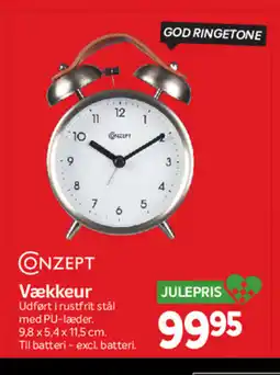 Din Isenkræmmer Conzept vækkeur tilbud