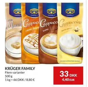 Nielsen's Discount KRÜGER FAMILY, DKK 33 tilbud