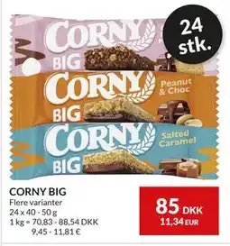 Nielsen's Discount CORNY BIG, DKK 85 tilbud