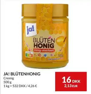 Nielsen's Discount JA! BLÜTENHONIG, DKK 16 tilbud