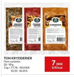 Nielsen's Discount TON KRYDDERIER, DKK 7 tilbud