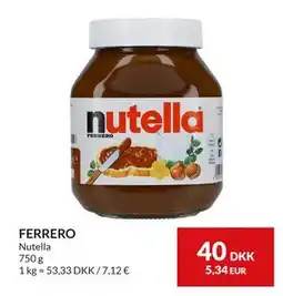 Nielsen's Discount FERRERO, DKK 40 tilbud