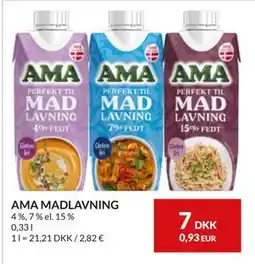 Nielsen's Discount AMA MADLAVNING, DKK 7 tilbud