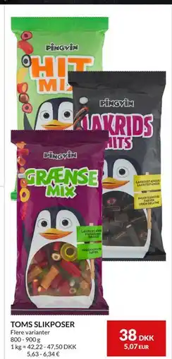 Nielsen's Discount TOMS SLIKPOSER, DKK 38 tilbud