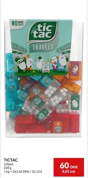 Nielsen's Discount TICTAC, DKK 60 tilbud