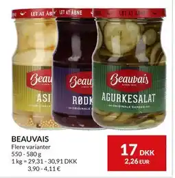 Nielsen's Discount BEAUVAIS, DKK 17 tilbud