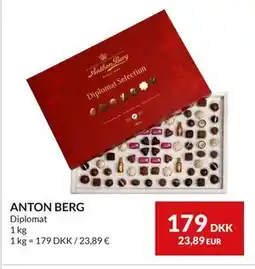 Nielsen's Discount ANTON BERG, DKK 179 tilbud