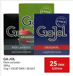 Nielsen's Discount GA-JOL, DKK 25 tilbud