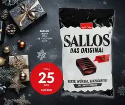Nielsen's Discount SALLOS, DKK 25 tilbud